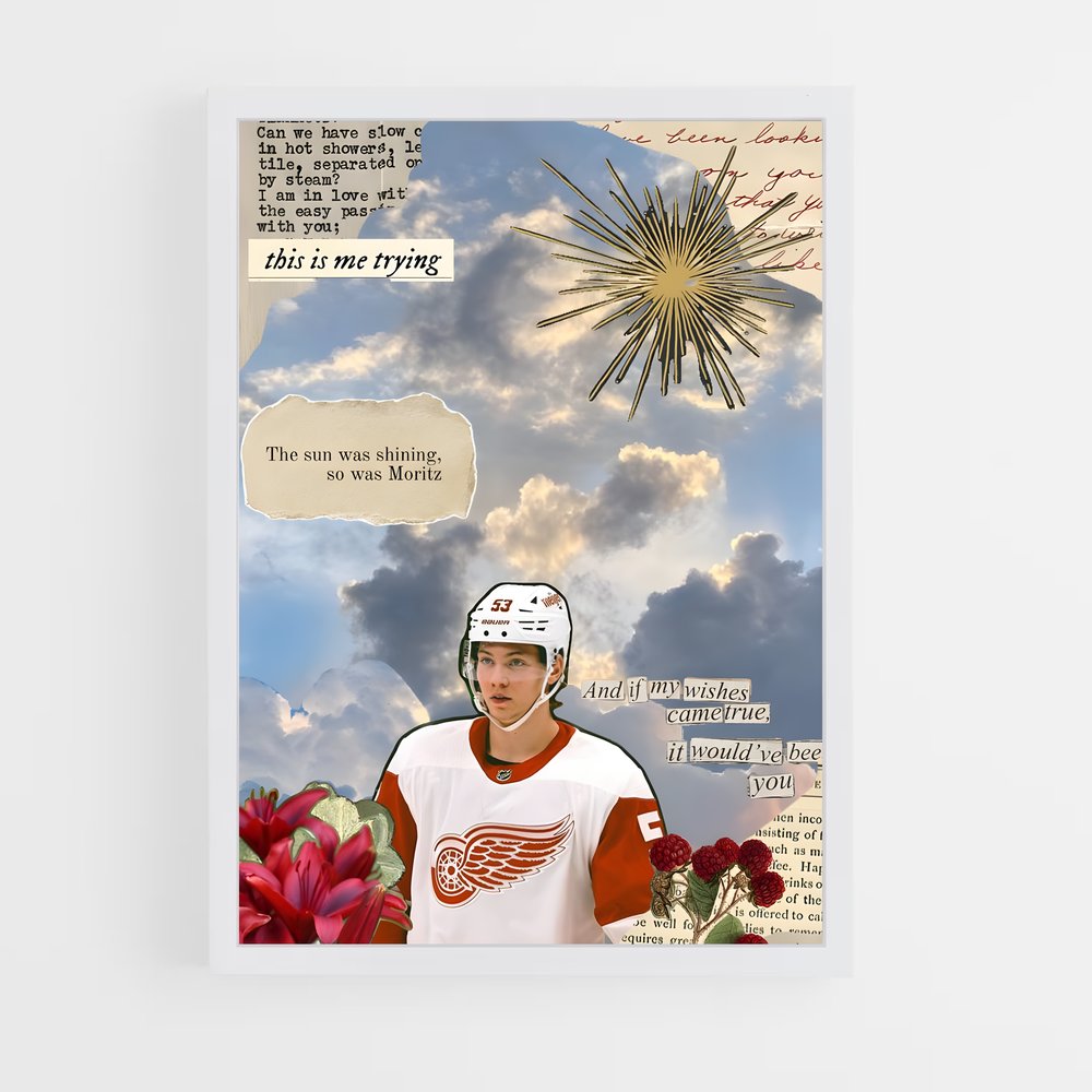 Poster Moritz seider hockeyeurs – affiche Hockey sur glace (vue 3)